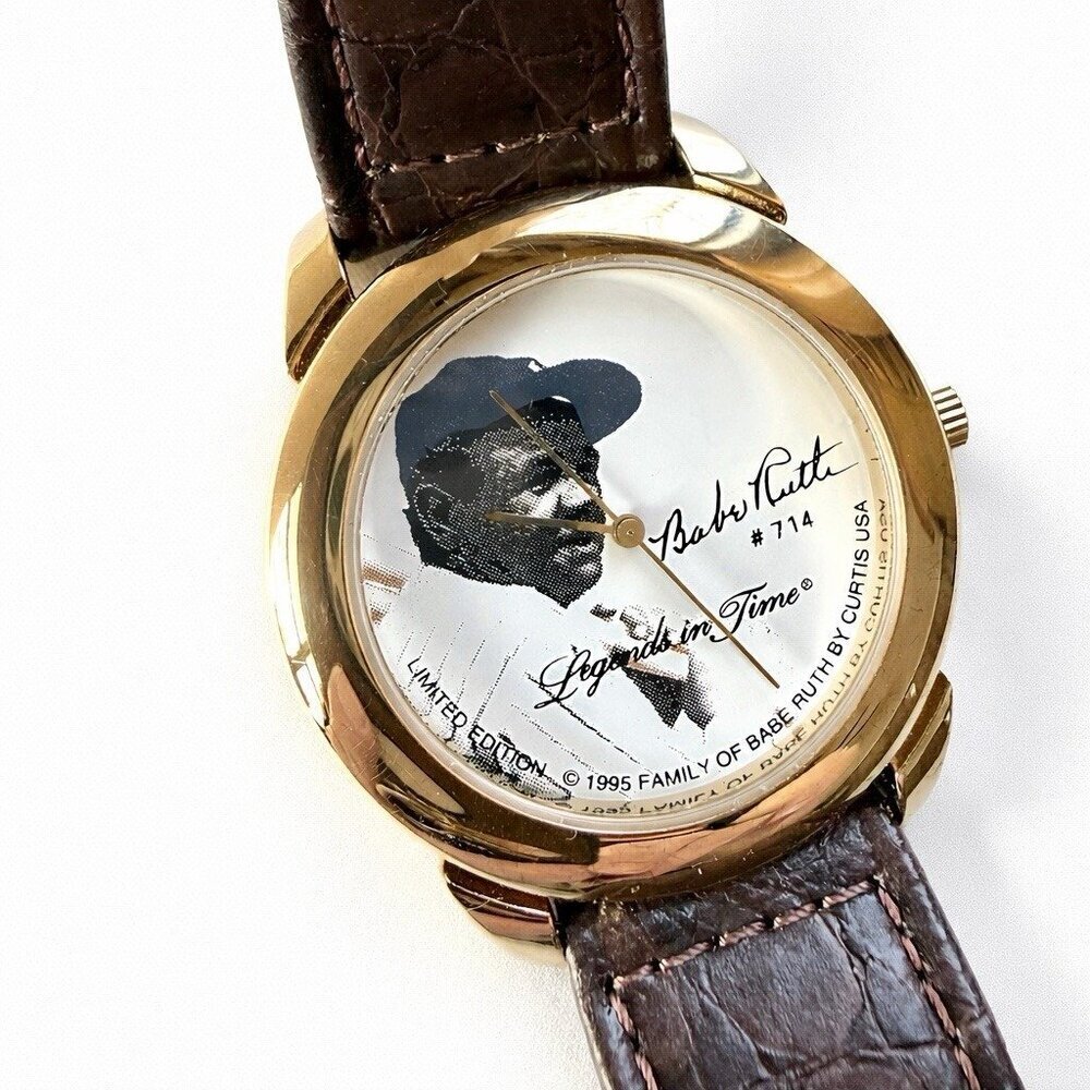 Babe Ruth Legends in Time Watch with Box - Picture 3 of 10